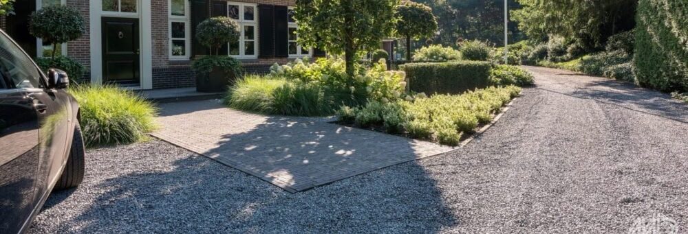 Tuinbags split aanleggen oprit